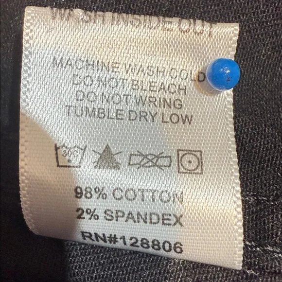 AP BLUE Black Denim Jacket with Fringe - Picture 7 of 9